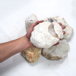 Natural-Calcite-Geode-Druze-Pieces-Parcel-S1329 | Himalayan Salt Factory