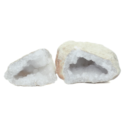 Natural-Calcite-Geode-Pair-S1337 | Himalayan Salt Factory