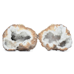 Natural-Calcite-Geode-Pair-S1338 | Himalayan Salt Factory