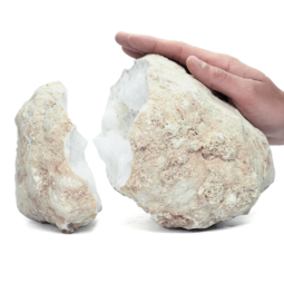 Natural-Calcite-Geode-Pair-S1342 | Himalayan Salt Factory