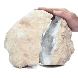 Natural-Calcite-Geode-Pair-S1343 | Himalayan Salt Factory