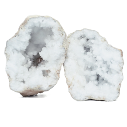 Natural-Calcite-Geode-PaiNatural-Calcite-Geode-Pair-S1343 | Himalayan Salt Factoryr-S1342 | Himalayan Salt Factory