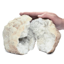 Natural-Calcite-Geode-Pair-S1344 | Himalayan Salt Factory