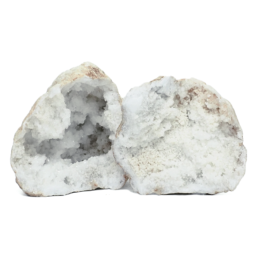 Natural-Calcite-Geode-Pair-S1344 | Himalayan Salt Factory