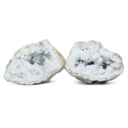 Natural-Calcite-Geode-Pair-S1348 | Himalayan Salt Factory