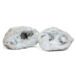 Natural-Calcite-Geode-Pair-S1355 | Himalayan Salt Factory