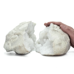 Natural-Calcite-Geode-Pair-V05 | Himalayan Salt Factory