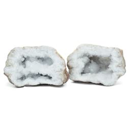 Natural-Calcite-Geode-Pair-V08 | Himalayan Salt Factory