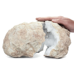 Natural-Calcite-Geode-Pair-V09 | Himalayan Salt Factory