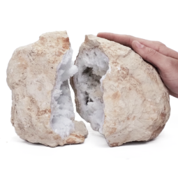 Natural-Calcite-Geode-Pair-V15 | Himalayan Salt Factory