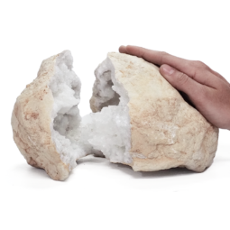 Natural-Calcite-Geode-Pair-V16 | Himalayan Salt Factory