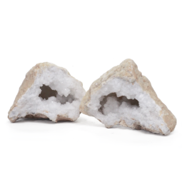 Natural-Calcite-Geode-Pair-V20 | Himalayan Salt Factory
