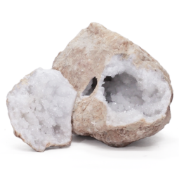 Natural-Calcite-Geode-Pair-V26 | Himalayan Salt Factory