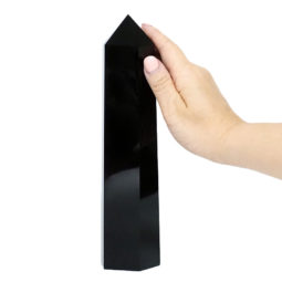 0.87kg Obsidian Terminated Point DK996 5 Obsidian Terminated Point DK996 | Himalayan Salt Factory