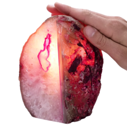 Pink-Agate-Crystal-Lamp-N2117 | Himalayan Salt Factory