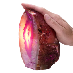 Pink-Agate-Crystal-Lamp-S1316 | Himalayan Salt Factory