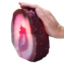 4kg Pink Agate Crystal Lamp S1317 7 Pink-Agate-Crystal-Lamp-S1317 | Himalayan Salt Factory