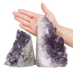 2.75kg Amethyst Crystal Geode Specimen Set 2 Pieces L411 5 Amethyst Crystal Geode Specimen Set 2 Pieces L411 | Himalayan Salt Factory