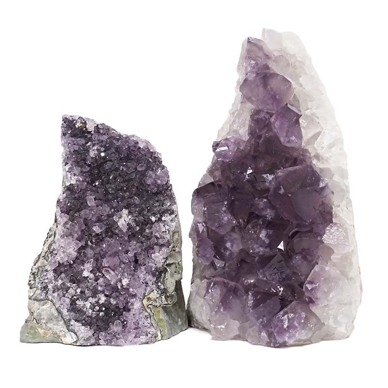 2.75kg Amethyst Crystal Geode Specimen Set 2 Pieces L411 3 Amethyst Crystal Geode Specimen Set 2 Pieces L411 | Himalayan Salt Factory