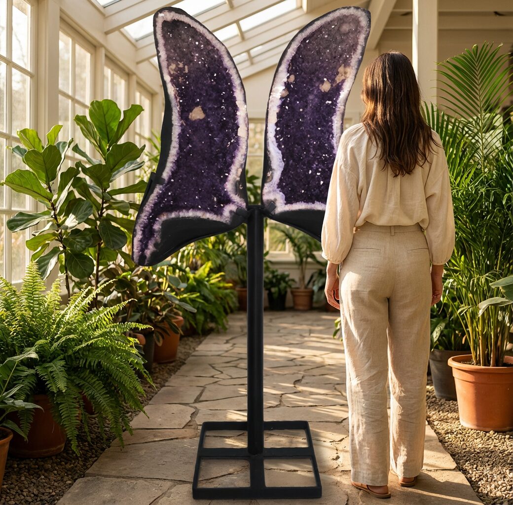 140kg Amethyst Geode Angel Wings DS2599 4 Amethyst Geode Wings DS2599 | Crystal Factory