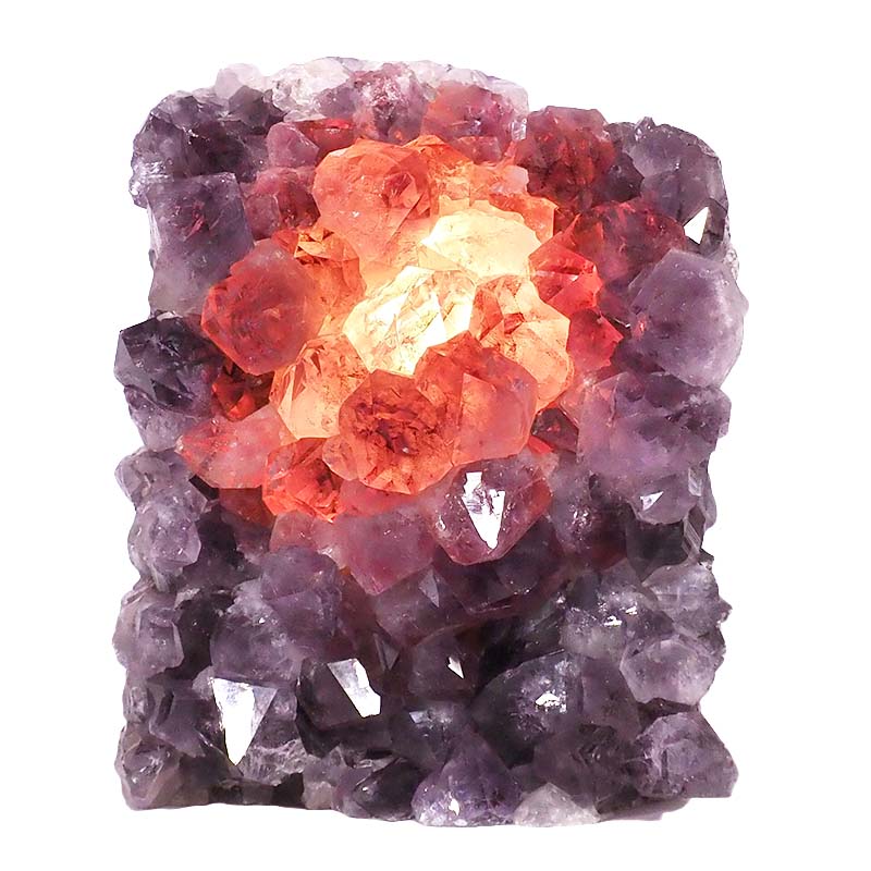 2.47kg Natural Amethyst Crystal Lamp DV49 4 Natural Amethyst Crystal Lamp DV49 | Himalayan Salt Factory