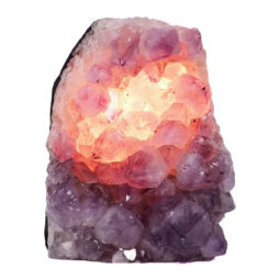 Natural Amethyst Crystal Lamp DV62 | Himalayan Salt Factory