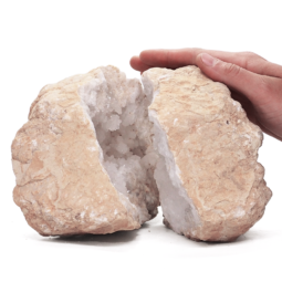 Natural-Calcite-Geode-Pair-S1361 | Himalayan Salt Factory