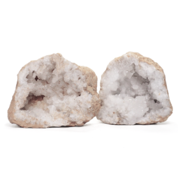 Natural-Calcite-Geode-Pair-S1361 | Himalayan Salt Factory