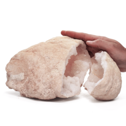 Natural-Calcite-Geode-Pair-S1364 | Himalayan Salt Factory