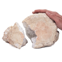 Natural-Calcite-Geode-Pair-S1377 | Himalayan Salt Factory