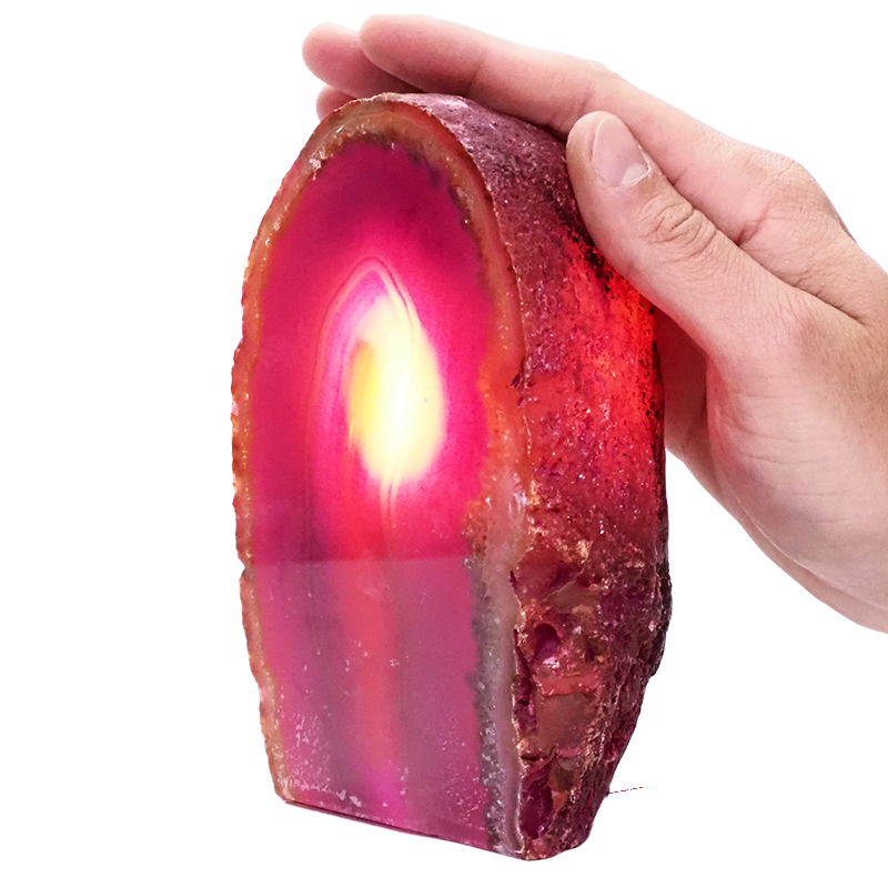 1.3kg Pink Agate Crystal Lamp N2138 5 Pink-Agate-Crystal-Lamp-N2138 | Himalayan Salt Factory