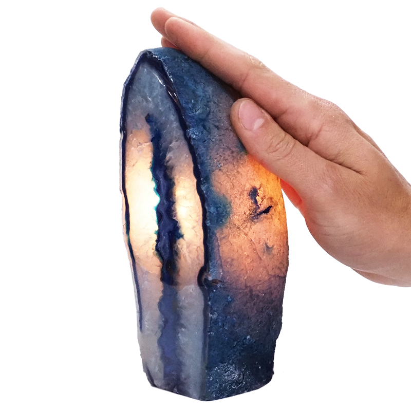 1.5kg Blue Agate Crystal Lamp S1399 5 Blue-Agate-Crystal-Lamp-S1399 | Crystal Factory