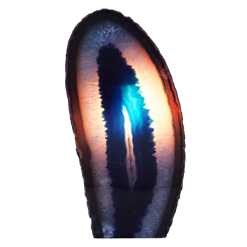 1.2kg Blue Agate Crystal Lamp S1401 4 Blue-Agate-Crystal-Lamp-S1401 | Crystal Factory