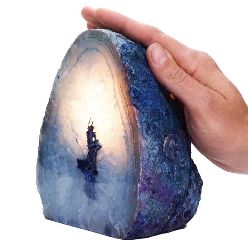 2.9kg Blue Agate Crystal Lamp S1402 5 Blue-Agate-Crystal-Lamp-S1402 | Crystal Factory