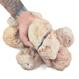Natural-Calcite-Geode-Druze-Pieces-Parcel-J2095 | Himalayan Salt Factory
