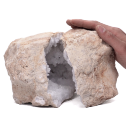 Natural-Calcite-Geode-Pair-J2083 | Himalayan Salt Factory
