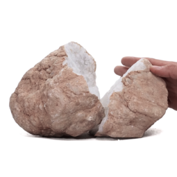 Natural-Calcite-Geode-Pair-J2086 | Himalayan Salt Factory