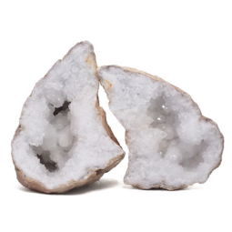 Natural-Calcite-Geode-Pair-J2092 | Himalayan Salt Factory