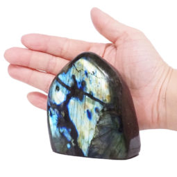 Natural Labradorite Polished Self Stand DV107 | Crystal Factory