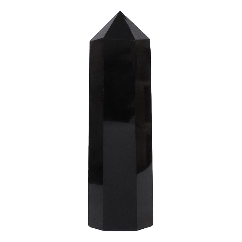 0.85kg Obsidian Terminated Point DV108 3 Obsidian Terminated Point DV108 | Crystal Factory