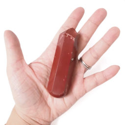 Red Jasper Terminated Wand (8-9cm) | Crystal Factory