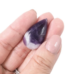 Chevron Amethyst Cabochon Stones Parcel 10 Pieces | Crystal Factory