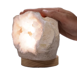 Natural-Calcite-Geode-Lamp-DK1025 | Crystal Factory
