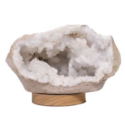 Natural-Calcite-Geode-Lamp-DK1025 | Crystal Factory