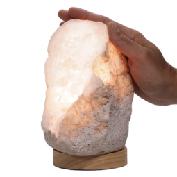 Natural-Calcite-Geode-Lamp-DK1029 | Crystal Factory