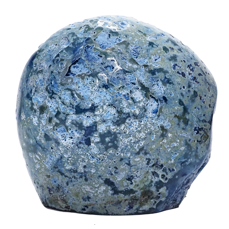 2.8kg Polished Blue Agate Crystal Lamp with White LED Bulb S1427 3 Polished-Blue-Agate-Crystal-Lamp-S1427 | Crystal Factory