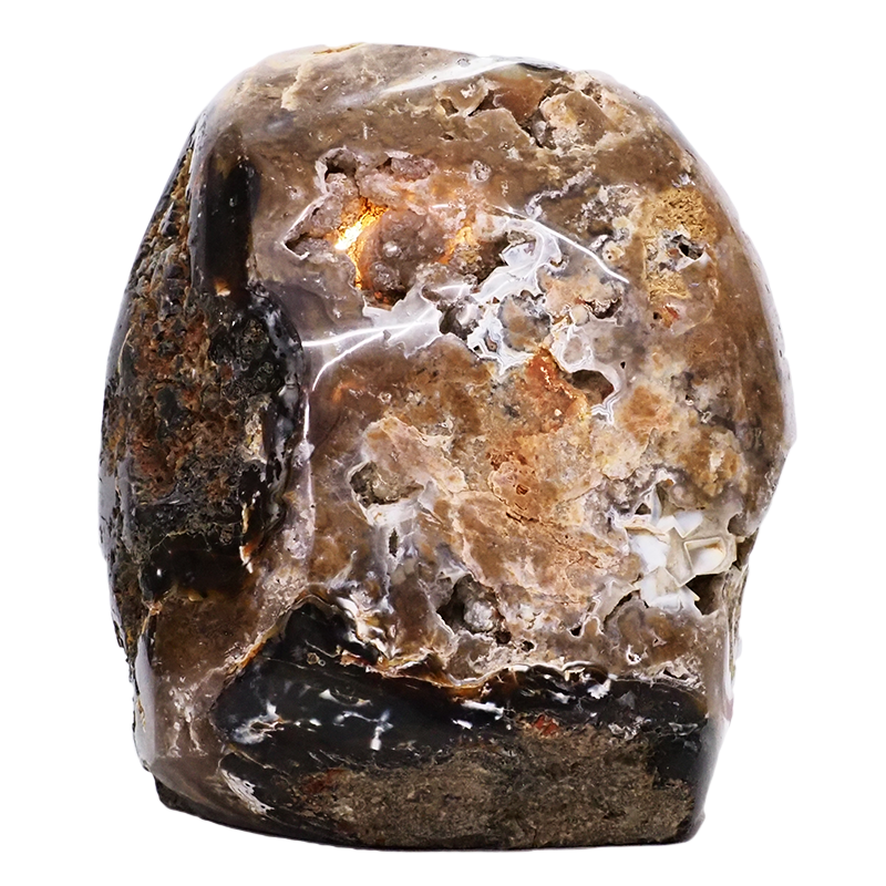 2.4kg Polished River Agate Crystal Lamp with White LED Bulb S1417 4 Polished-River-Agate-Crystal-Lamp-S1417 | Crystal Factory