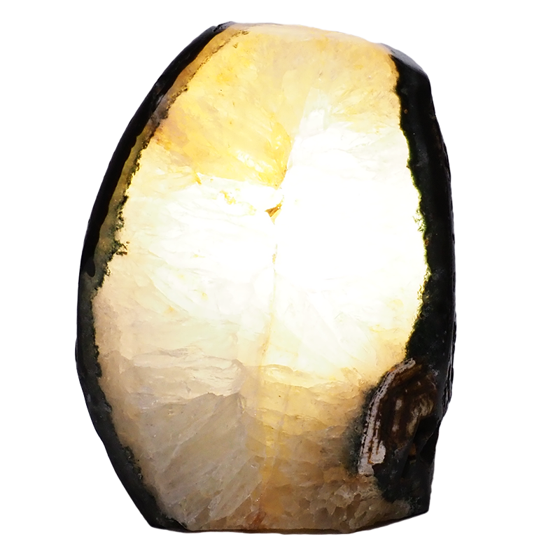 2.4kg Polished River Agate Crystal Lamp with White LED Bulb S1421 4 Polished-River-Agate-Crystal-Lamp-S1421 | Crystal Factory