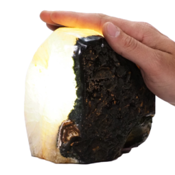2.4kg Polished River Agate Crystal Lamp with White LED Bulb S1421 7 Polished-River-Agate-Crystal-Lamp-S1421 | Crystal Factory