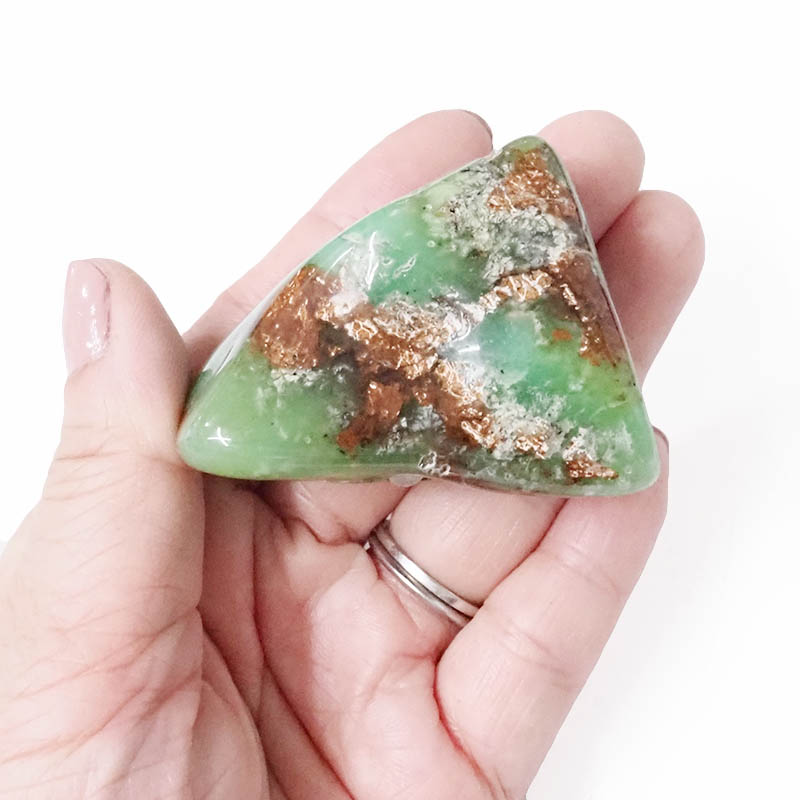 250g Western Australian Chrysoprase Tumbled Stones Parcel 7 250g Western Australian Chrysoprase Tumbled Stones Parcel | Crystal Factory